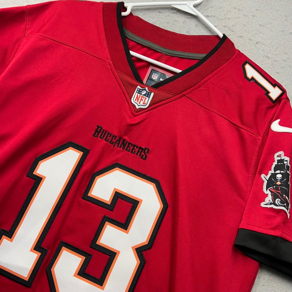 Nike Mike Evans Tampa Bay Buccaneers Jersey Red Mens Small‎ NFL On Field 13
